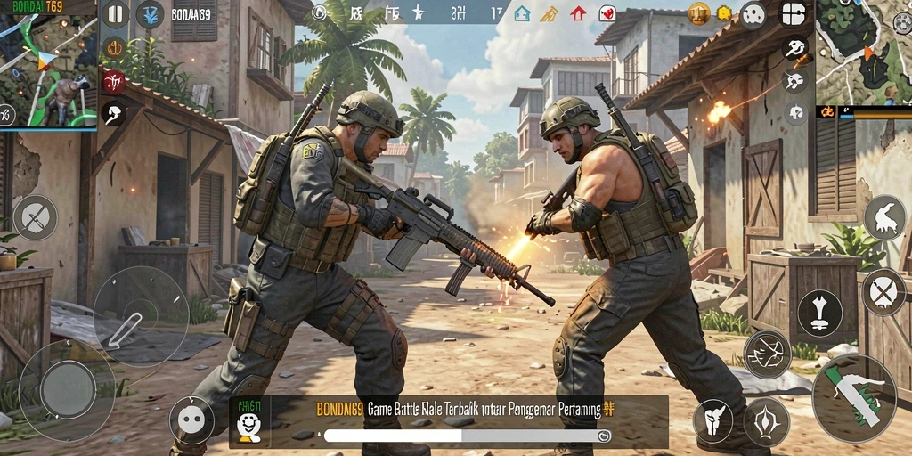 Gameplay intens dalam BONDAN69 dengan aksi pertempuran seru.
