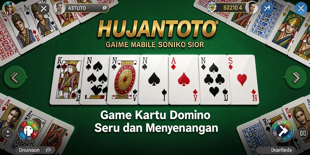 Tampilan menarik dari gameplay seru HUJANTOTO.