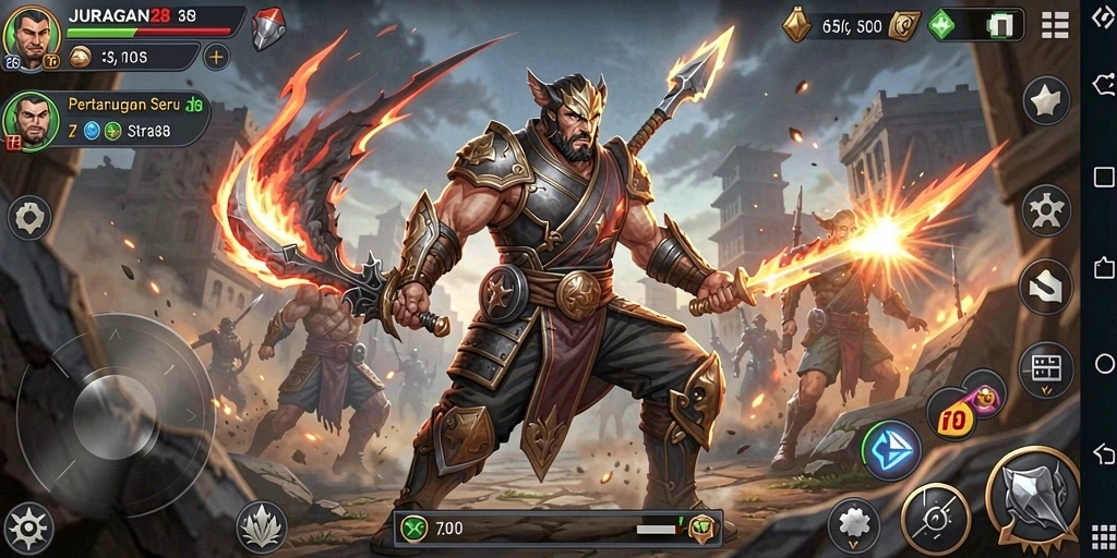 Gameplay JURAGAN28 yang mendebarkan dan penuh aksi.
